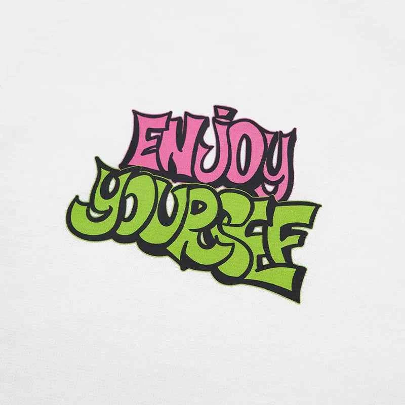 Y2K American Loose Fit Printed Letter T-Shirt