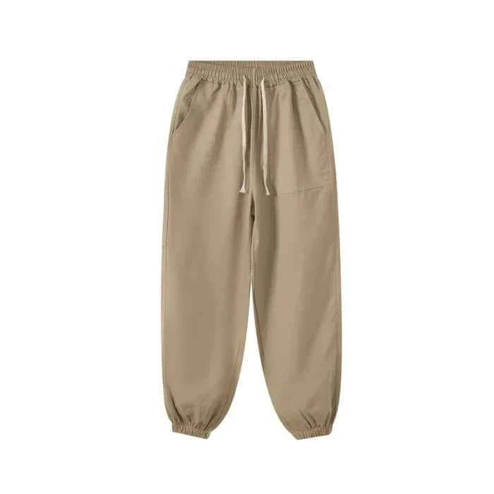 Vintage Casual Drawstring Straight Leg Baggy Jogger