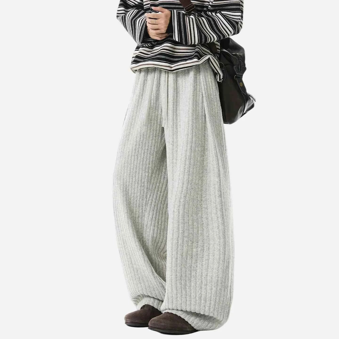 Japanese Pleated Heavyweight Loose Sweatpants