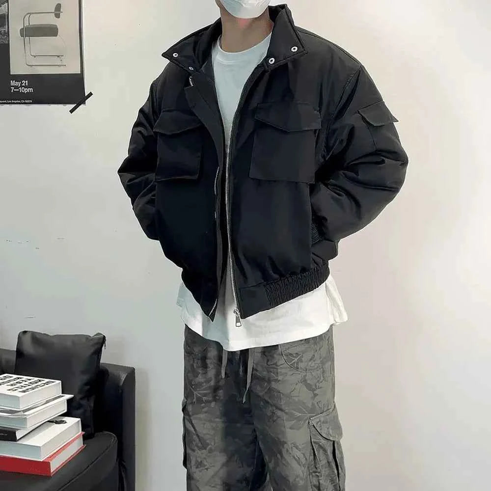 Winter Durable Stand Collar Thickened Jacket