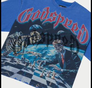 GODSPEED TShirt Skeleton Chess Graphic