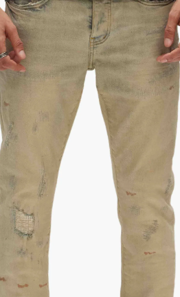 PURPLE Jeans Distressed Ripped Washed