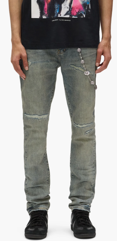 PURP001LBVR524 VINTAGE REPAIR JEANS