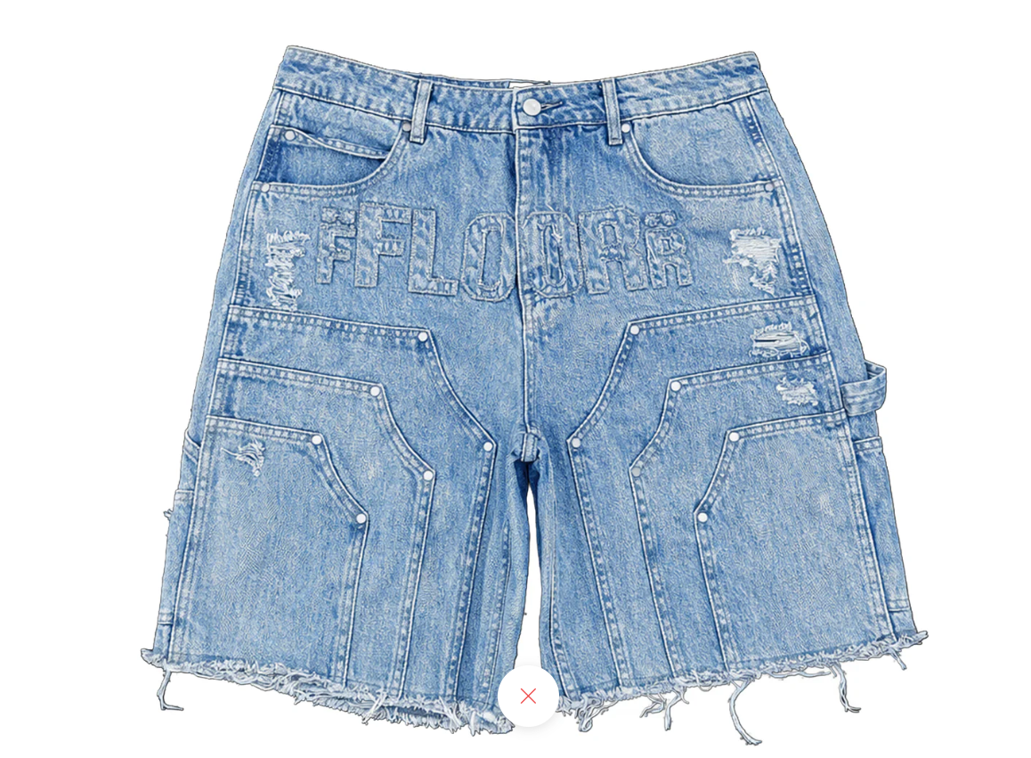 FLOOR- BLUE UNIFORM SHORTS V2