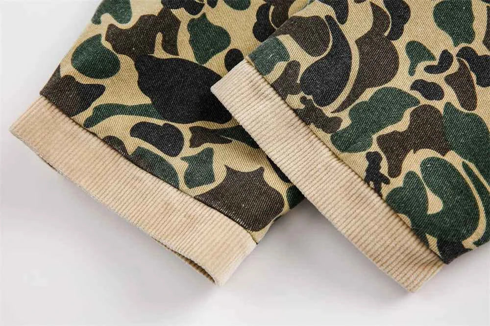 Autumn Versatile Camouflage Zipper Fly Jacket