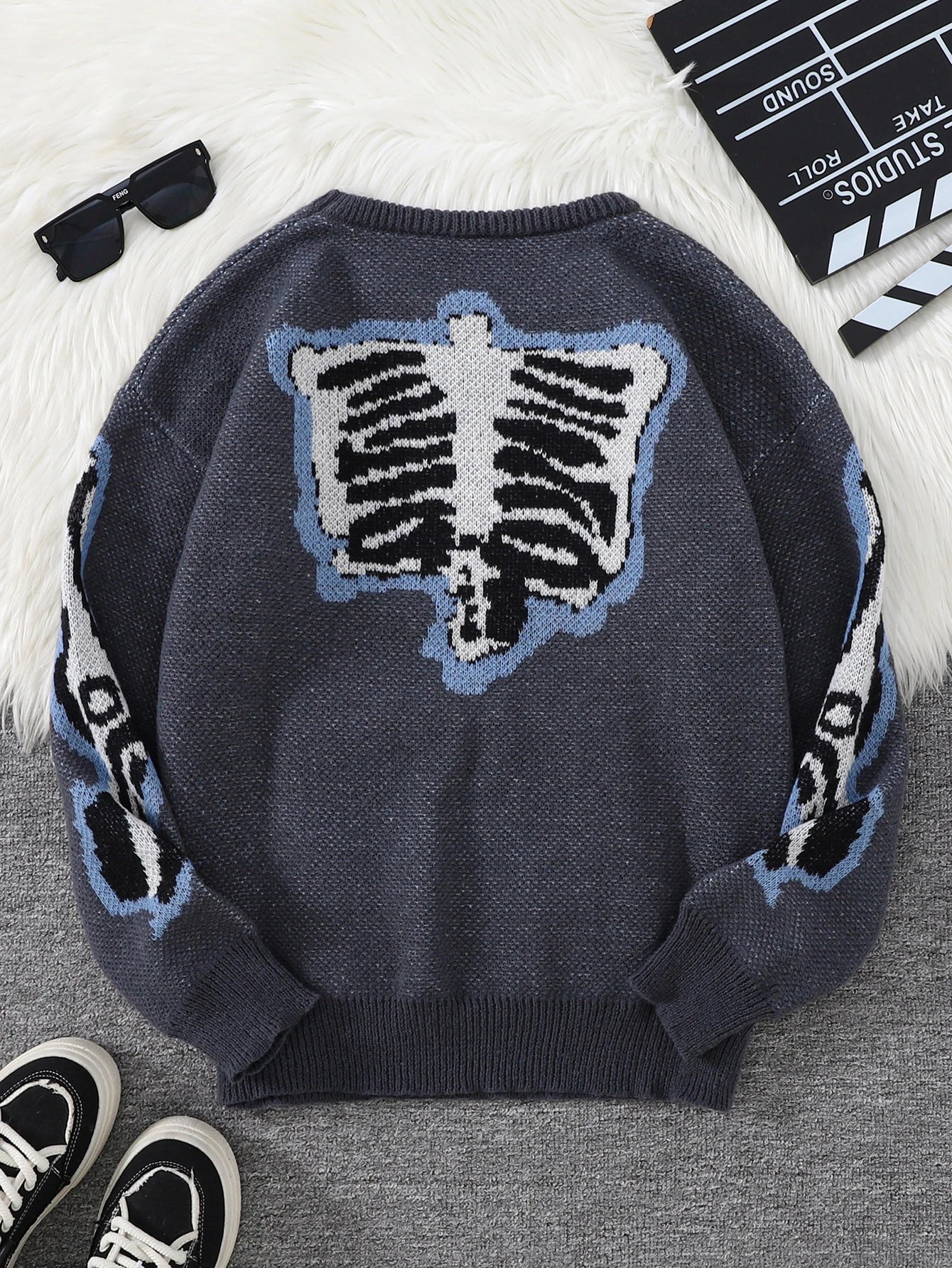 Pyro Skeleton Pullover Sweater