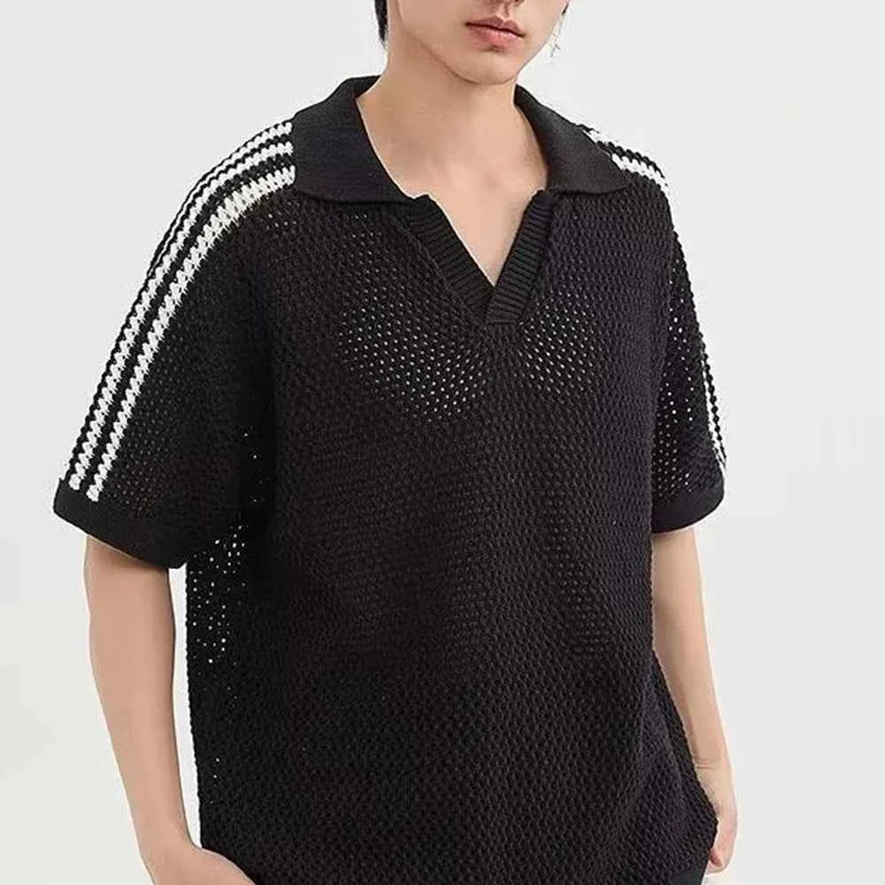 Breathable American Style loose polo Shirt