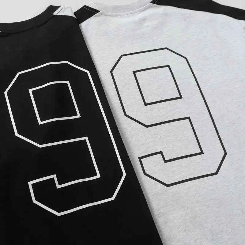 Durable Y2K Graphic Patchwork Racing Sport T-Shirt