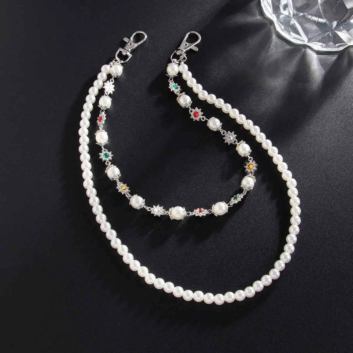 Rhinestone Hip Hop Punk Waist Chain