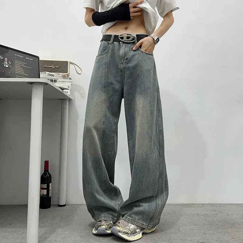 Long-lasting Loose Wide Leg Denim Jeans
