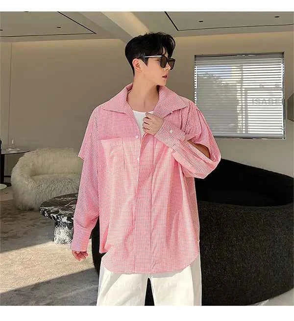 Versatile Oversize Plaid Casual Retro Shirt