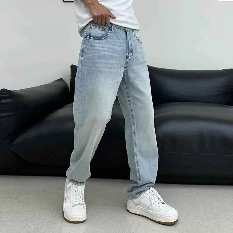Straight & Sleek High-End Lysol Ice Silk Denim Jeans