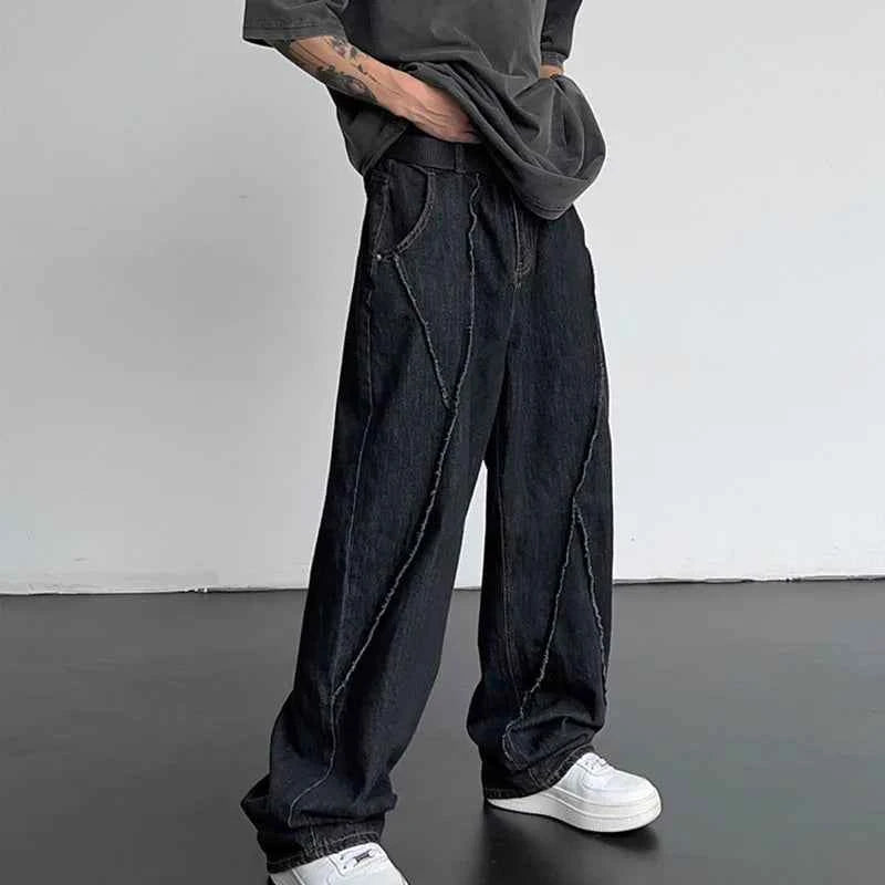Vintage Hip Hop Korean Wide Leg Jeans