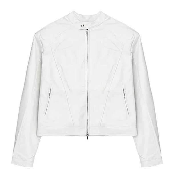 Retro Hip Hop Motorcycle Leather Jacket