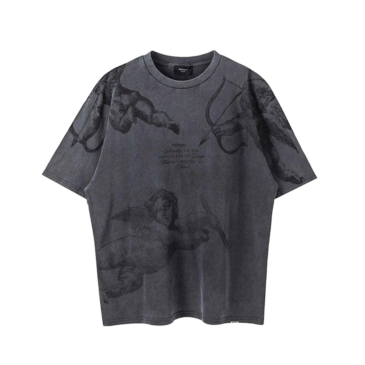 Vintage Retro Cherub Short Sleeve T-Shirt
