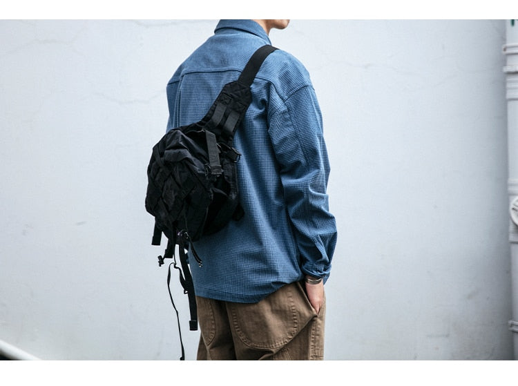 Corduroy Waffle Plaid Semi Collar Overshirt