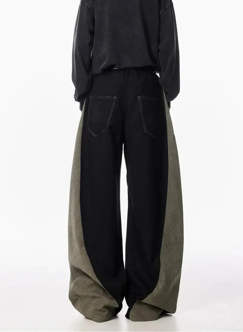 Stylish Vintage American Style Wide Leg Pants - Luxuryurbanwear