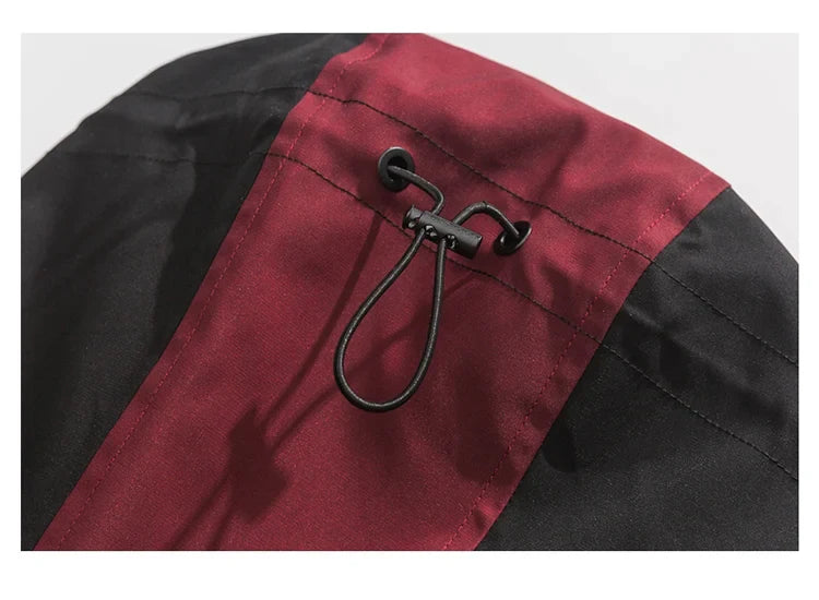 Heart Patchwork Zipper Bomber Jacket