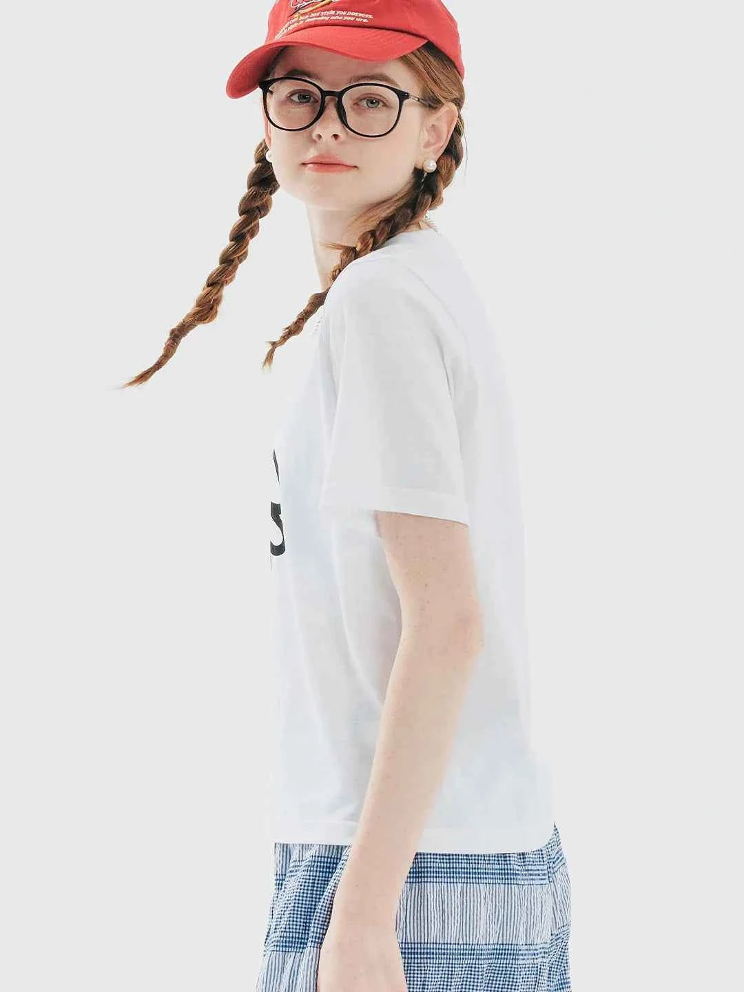 Trendy Stylish Floral Print White T-Shirt