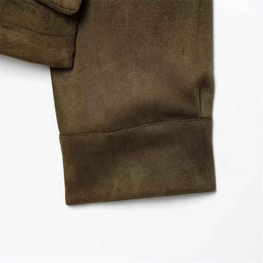 Versatile Long-lasting Leather Pilot Jacket