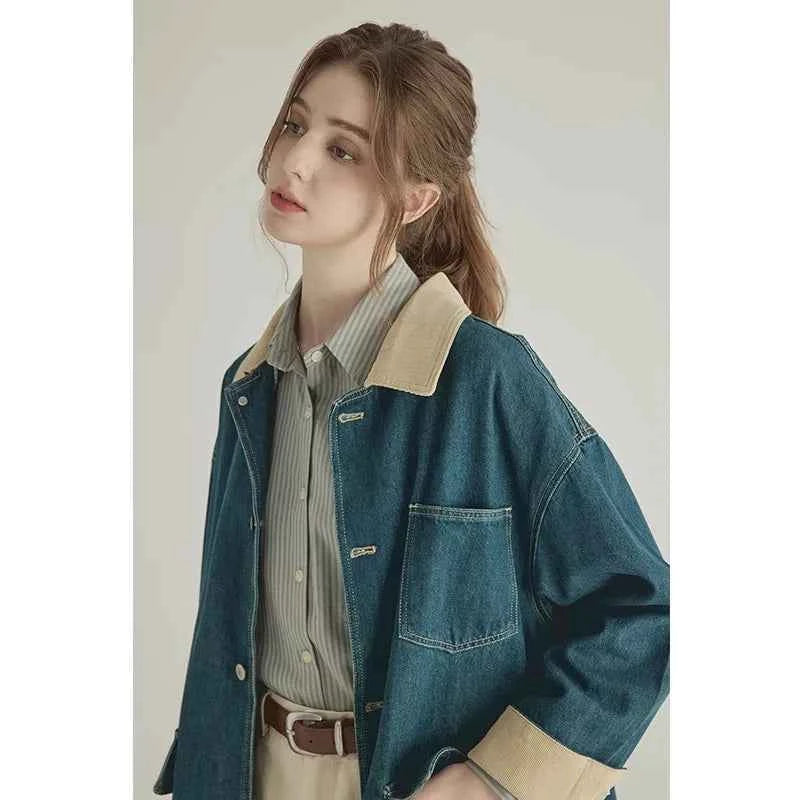 High End American Style Retro Denim Jacket