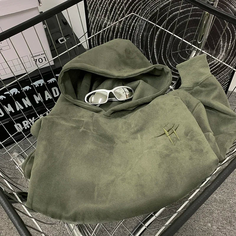 Malk Up Trend Suede Hoodie