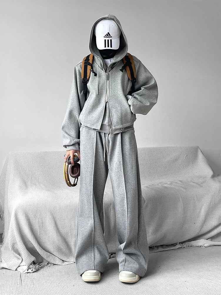 Retro Wide Leg Flared Perfect Fit Sweatpants
