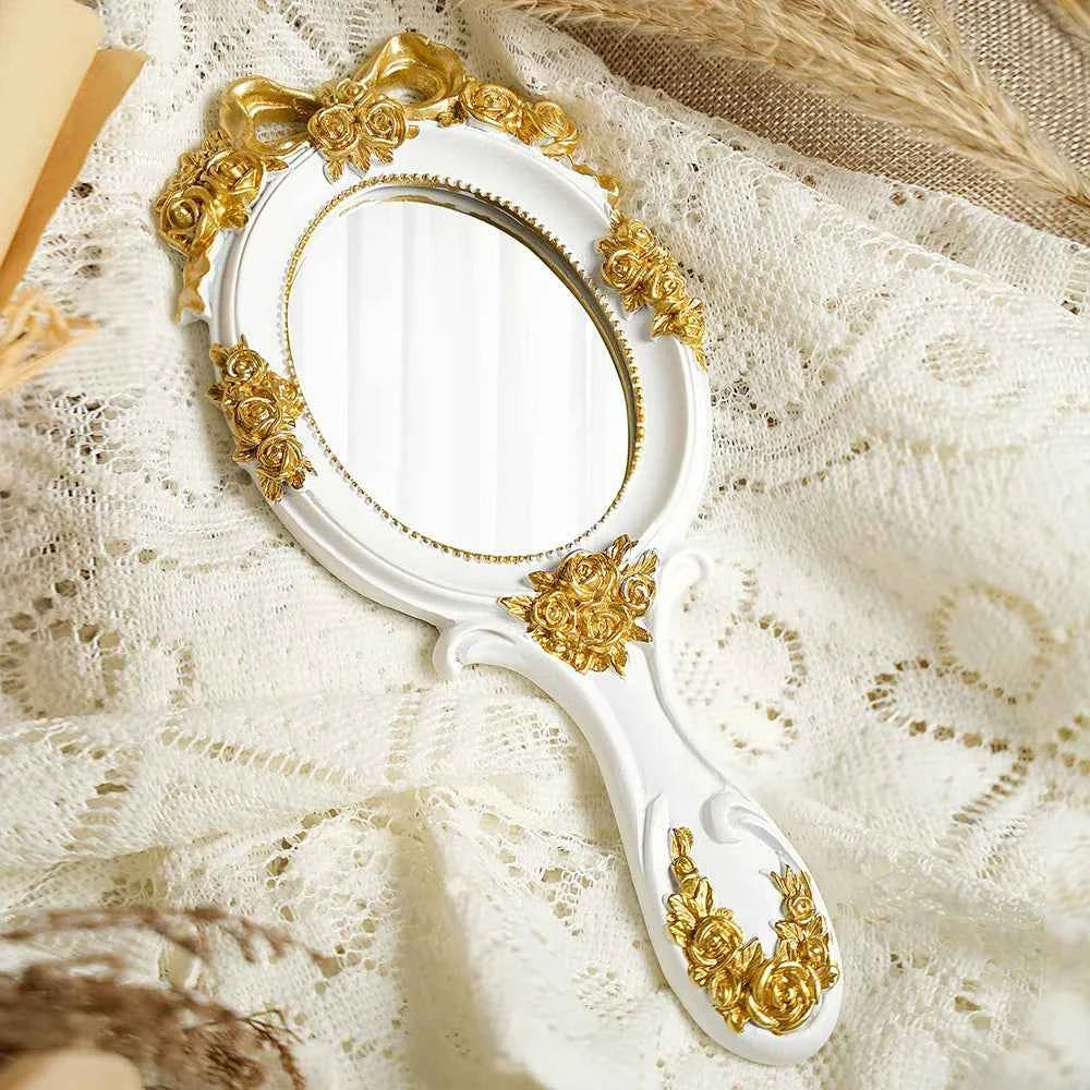 Vintage baroque Hand Mirror