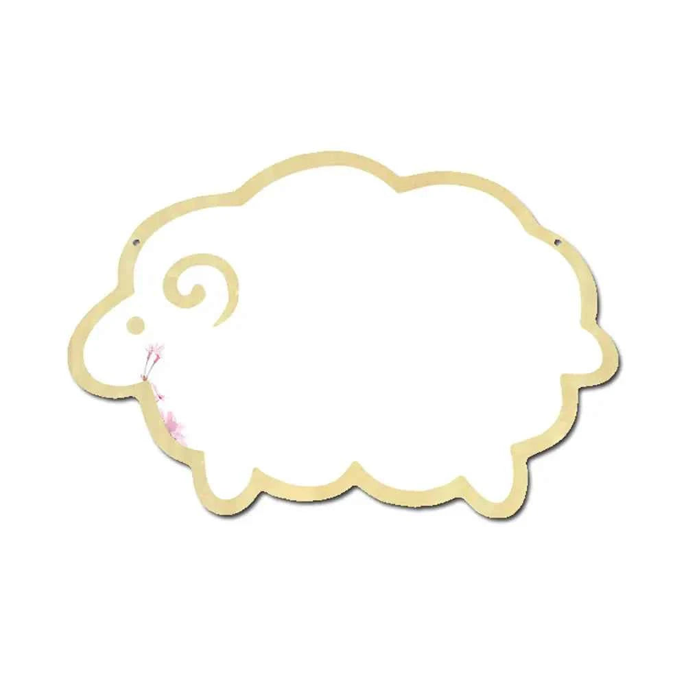 Wood Acrylic Animal Shapes Mirrors