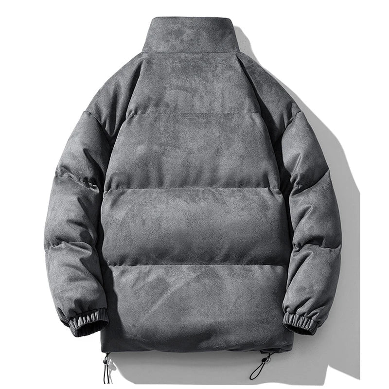 Dusky Color Padded Zipper Jacket