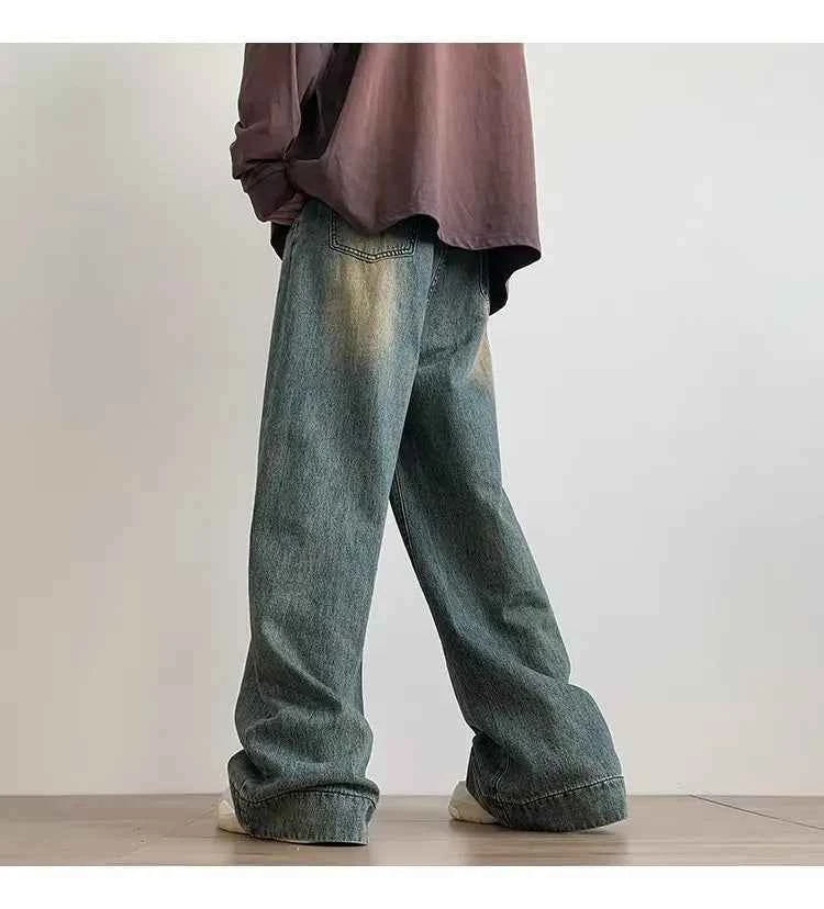 Vintage Blue Wide Legged Denim Jeans