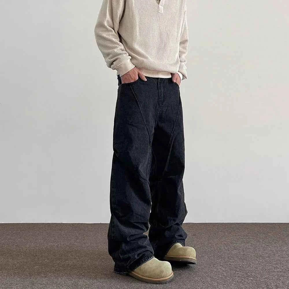 Men Vintage Cozy Streetwear Jeans