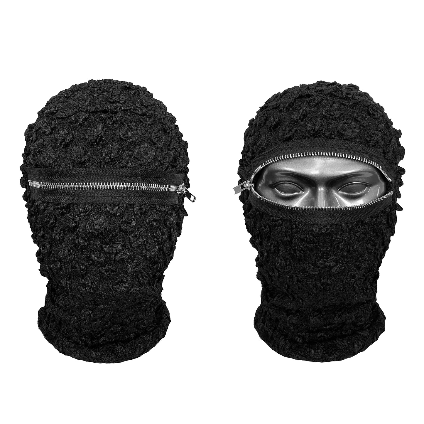 Full Face Mask Zipper Style Monkey Cap