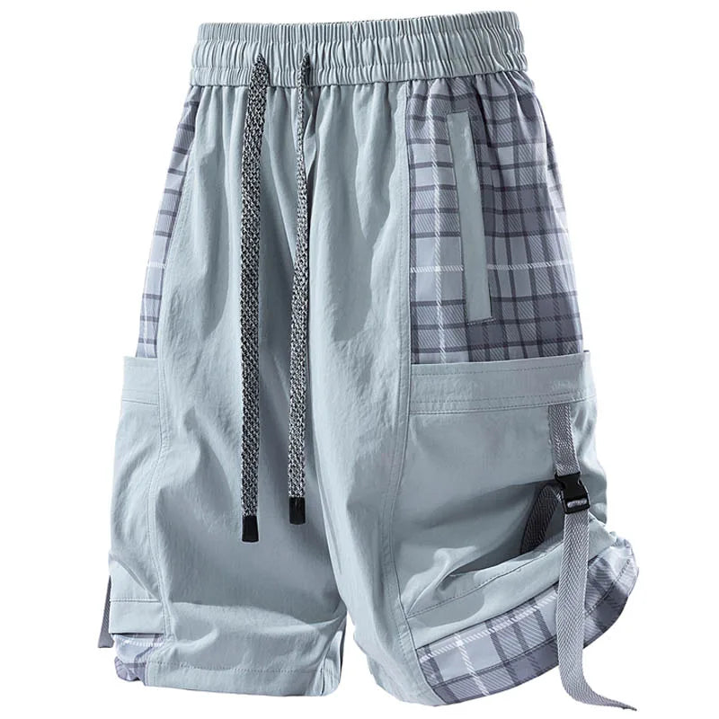 Plaid Cargo Shorts