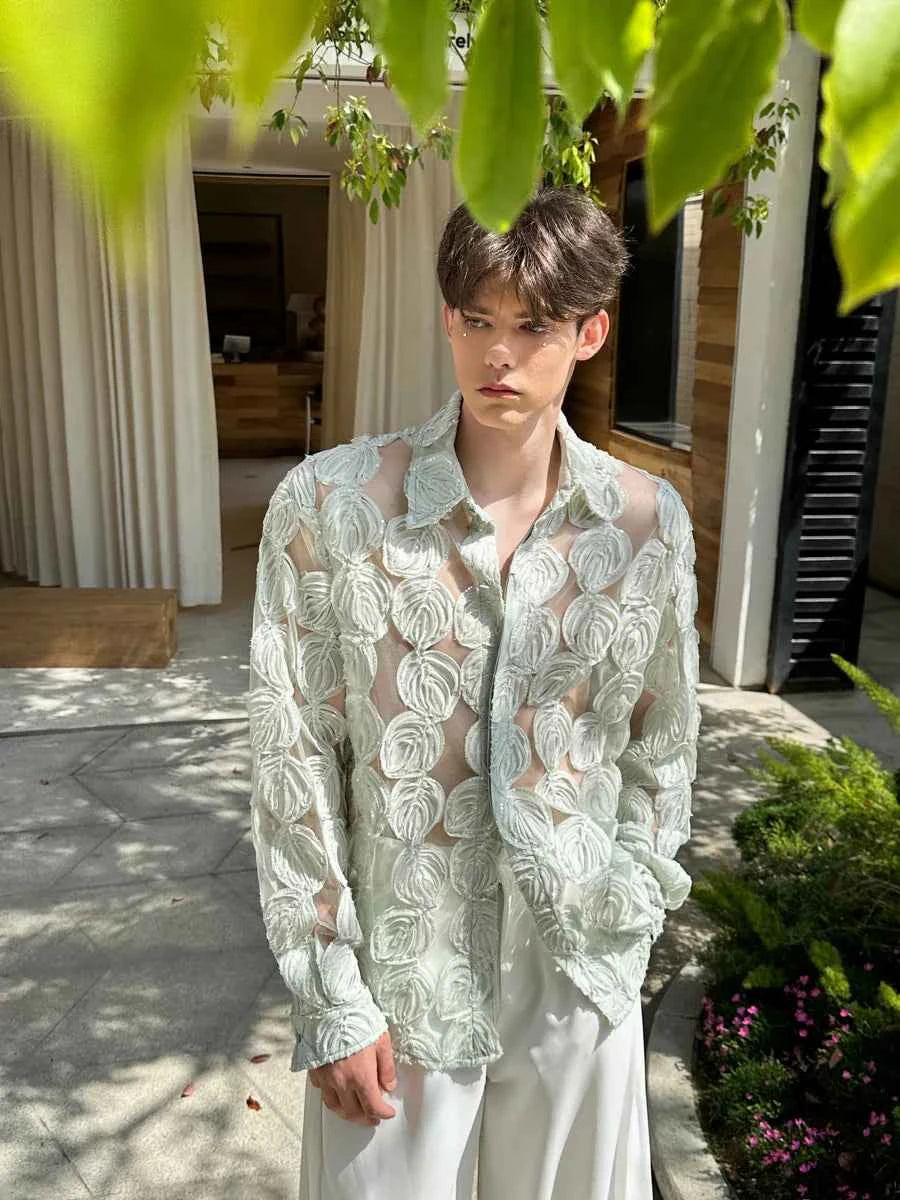 Stylish Breathable Long Sleeve Lapel Shirt