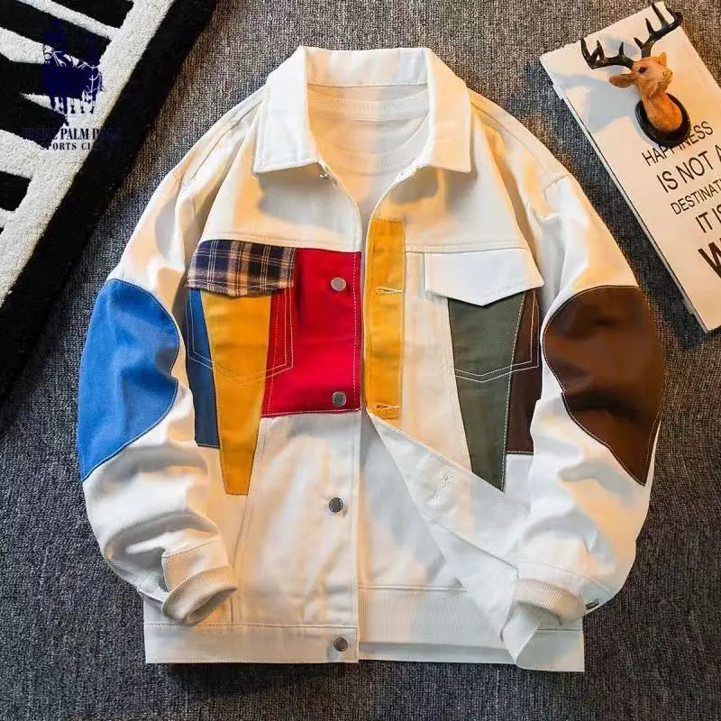 Color Block Multi Patchwork Jacket