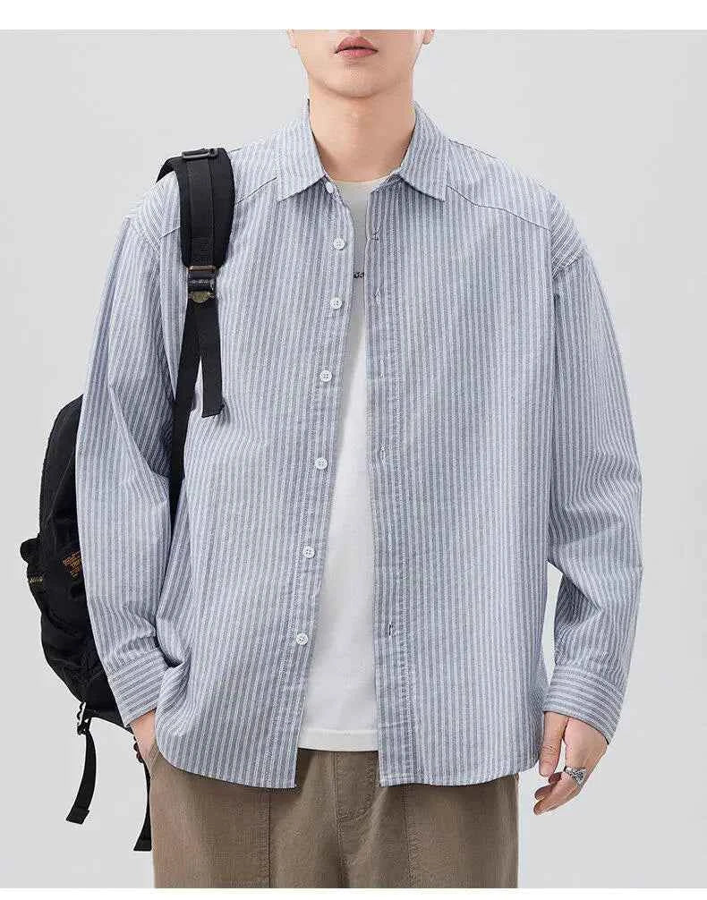 Men's Classic High Quality Striped Casual Shirt