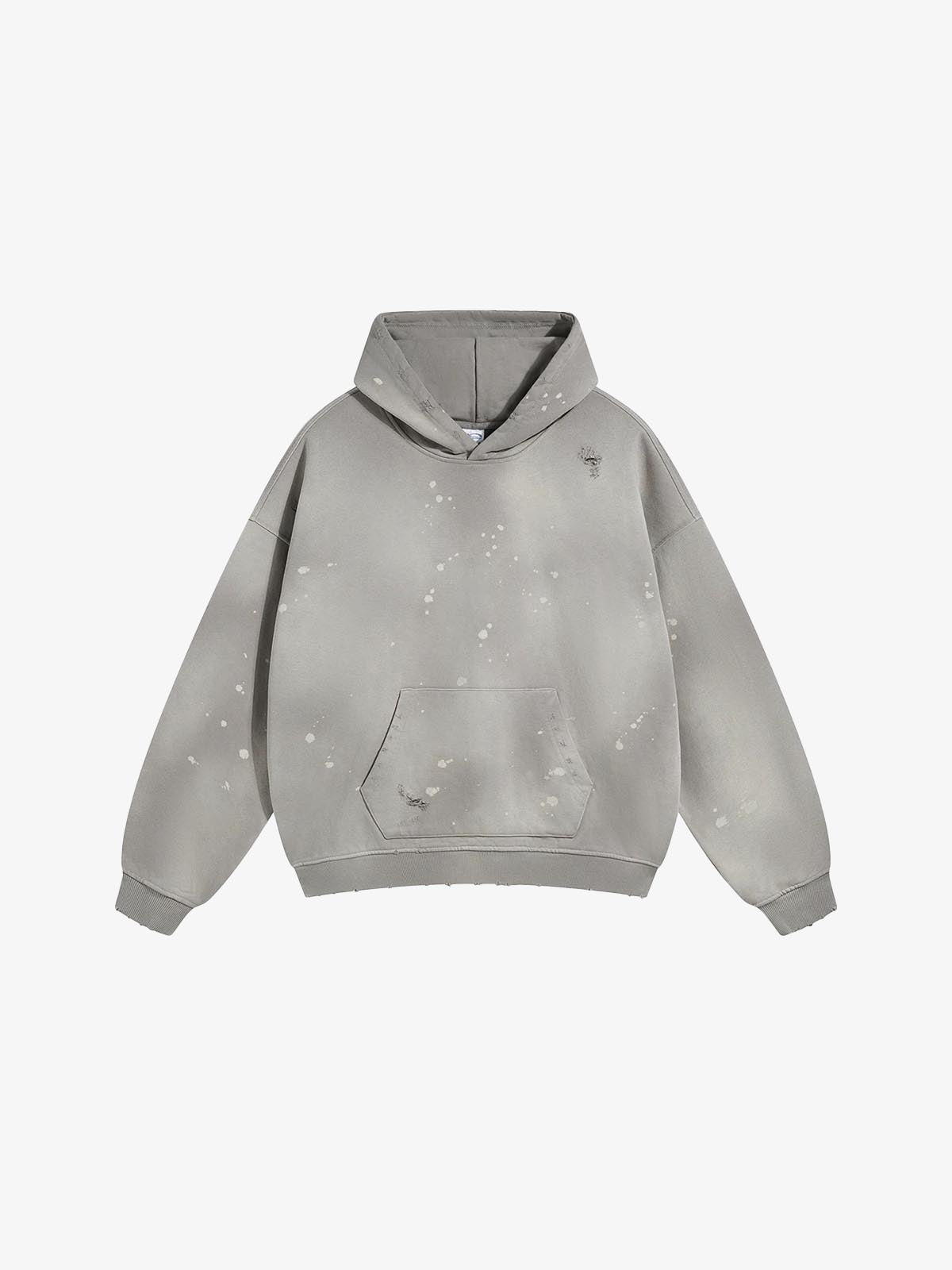 Iso Splash Abstract Oversized Pullover Hoodie