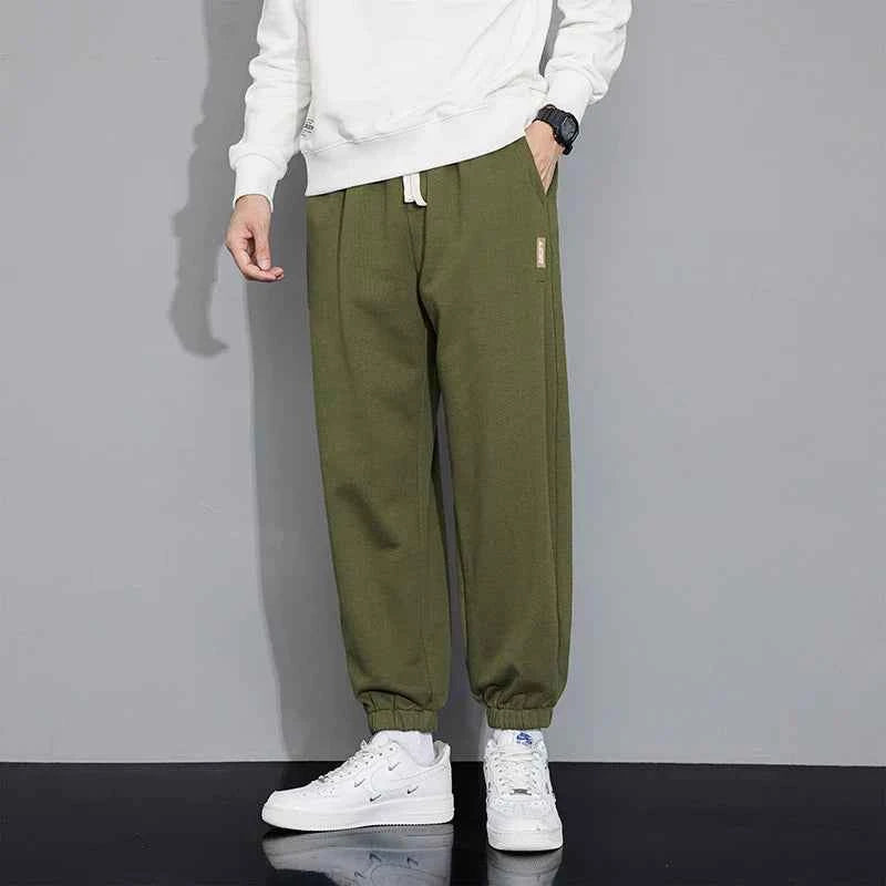 Fashionable Elastic Waist Drawstring Sweatpants