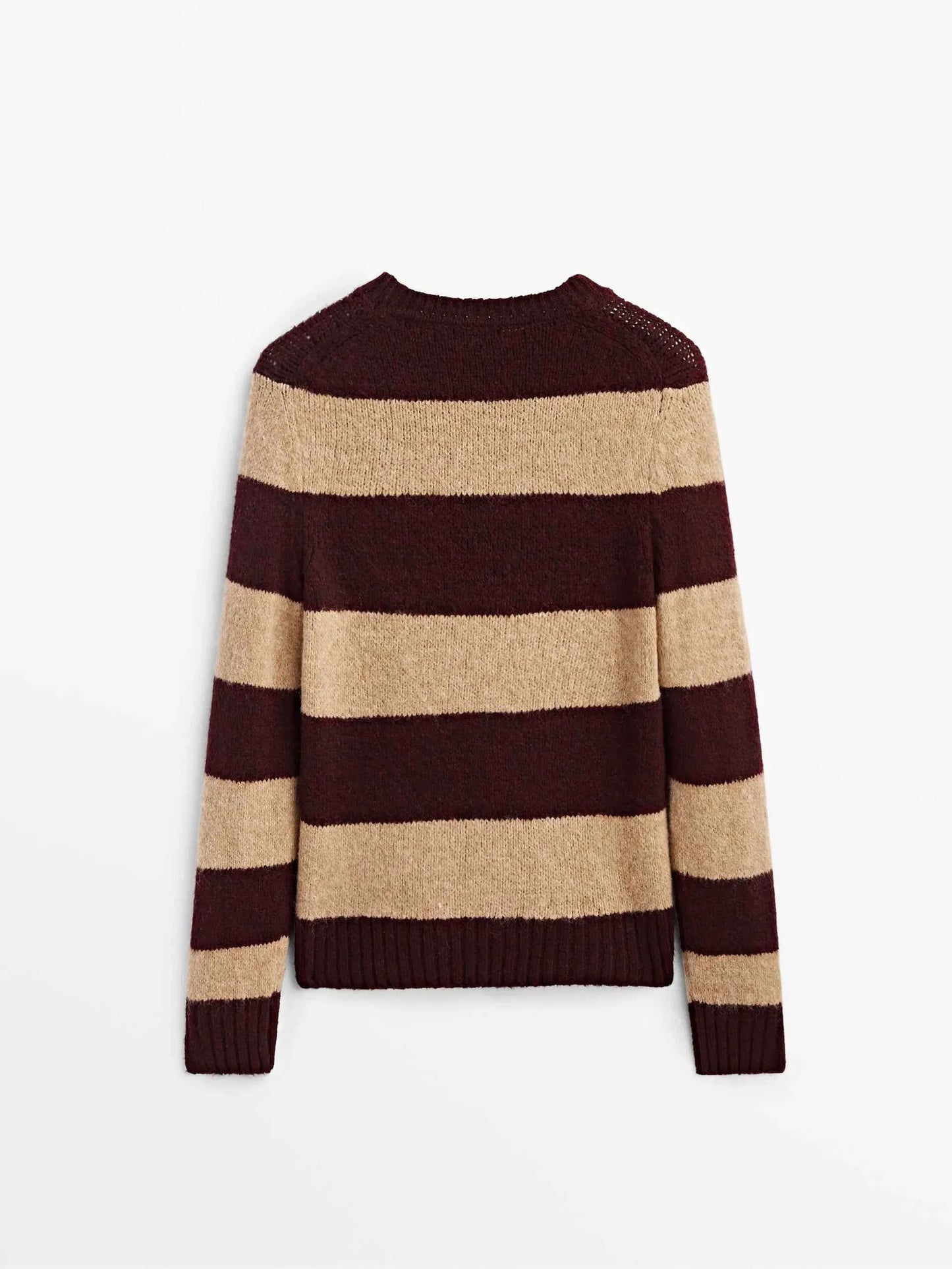 Women Vintage Ethereal Striped Retro Casual Sweater