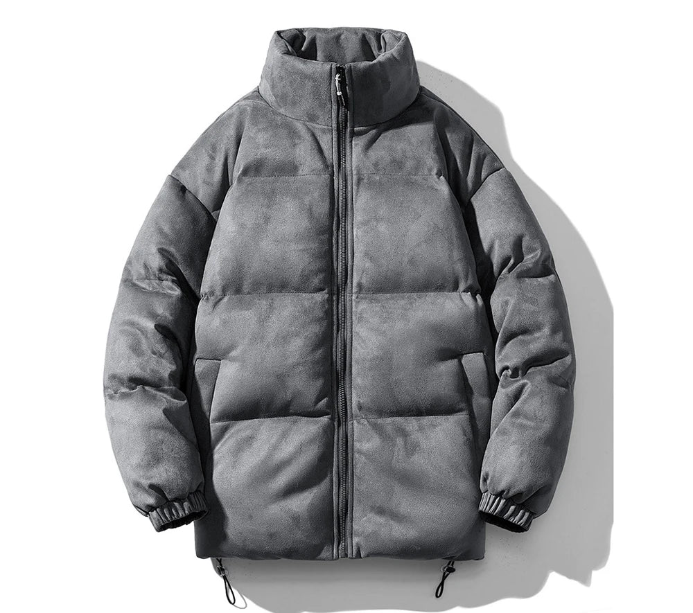 Dusky Color Padded Zipper Jacket