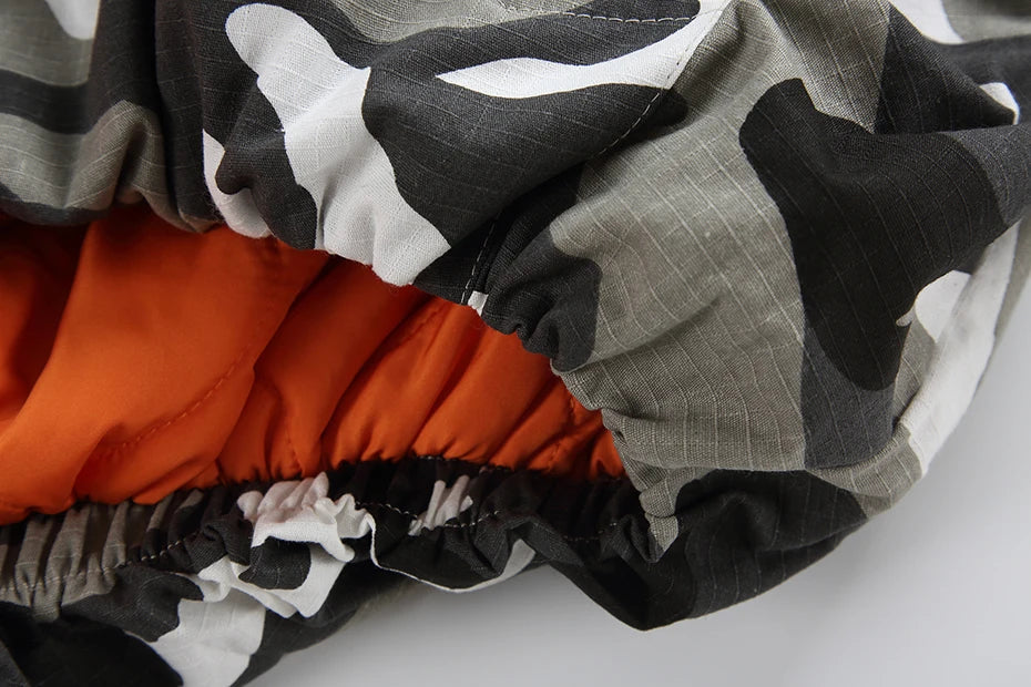 Disruptive Camouflage Elastic Waist Jacket