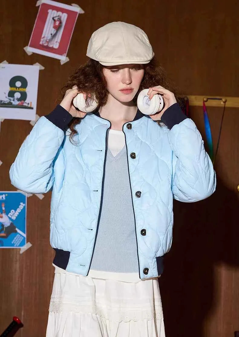 Winter Diamond Quilted Puffer Jacket