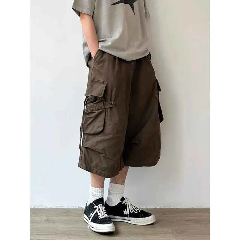 Breathable Oversized Grunge Hip Hop Cargo Short