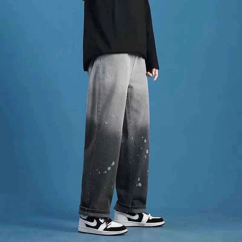 Oversize Gradient Cool Wide Leg Jeans