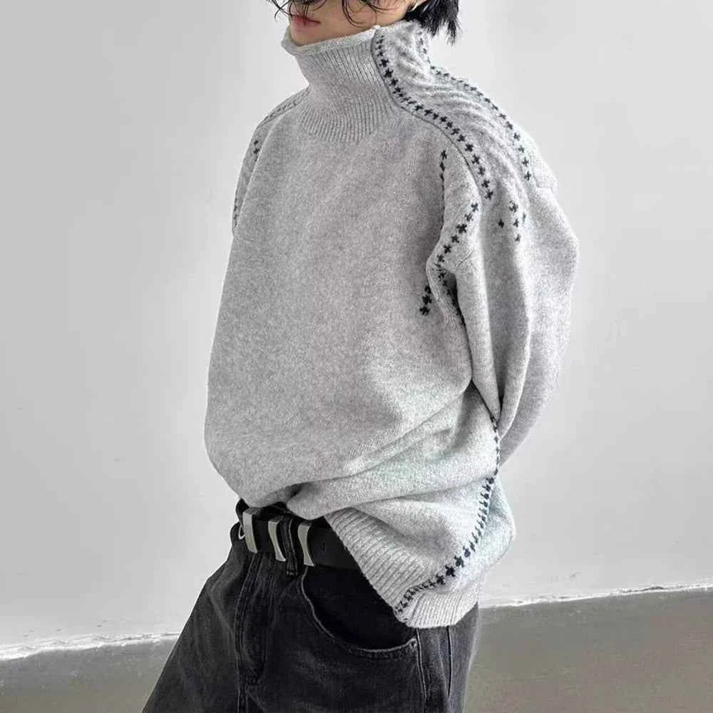 Warmth Without Bulk Casual High Collar Sweater
