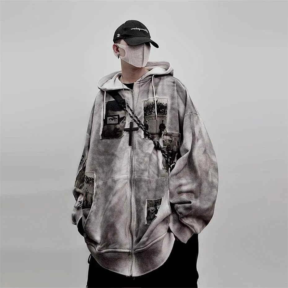 Stylish & Snug Tie Dye Oversized Hooded Sweatshirt