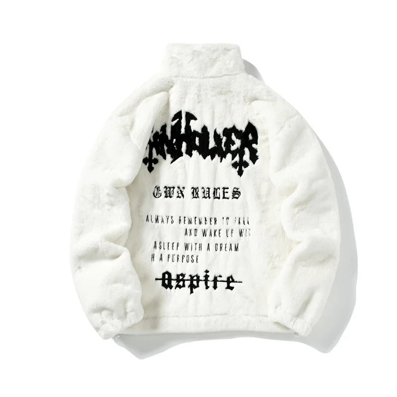 Streetwear Outerwear | Gothic Fur Jacket - Luxuryurbanwear