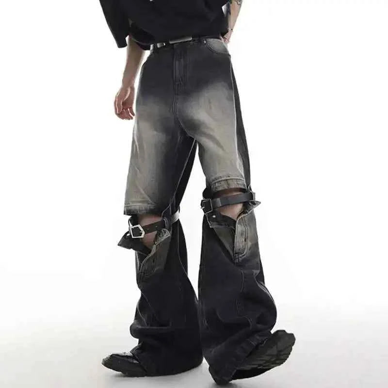 Vintage American Style Micro Flared Jeans