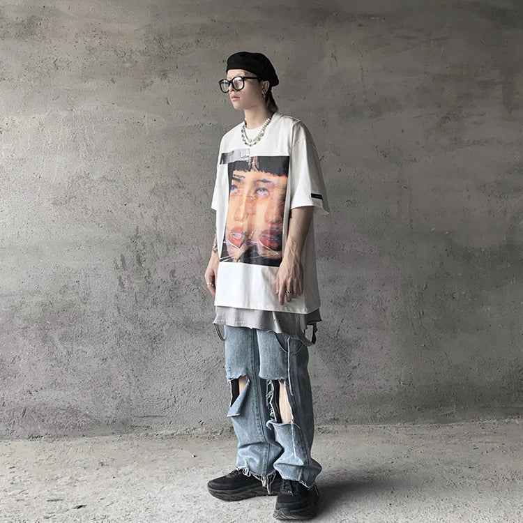 Vibrant Graphic Oversized for Daily T-Shirt